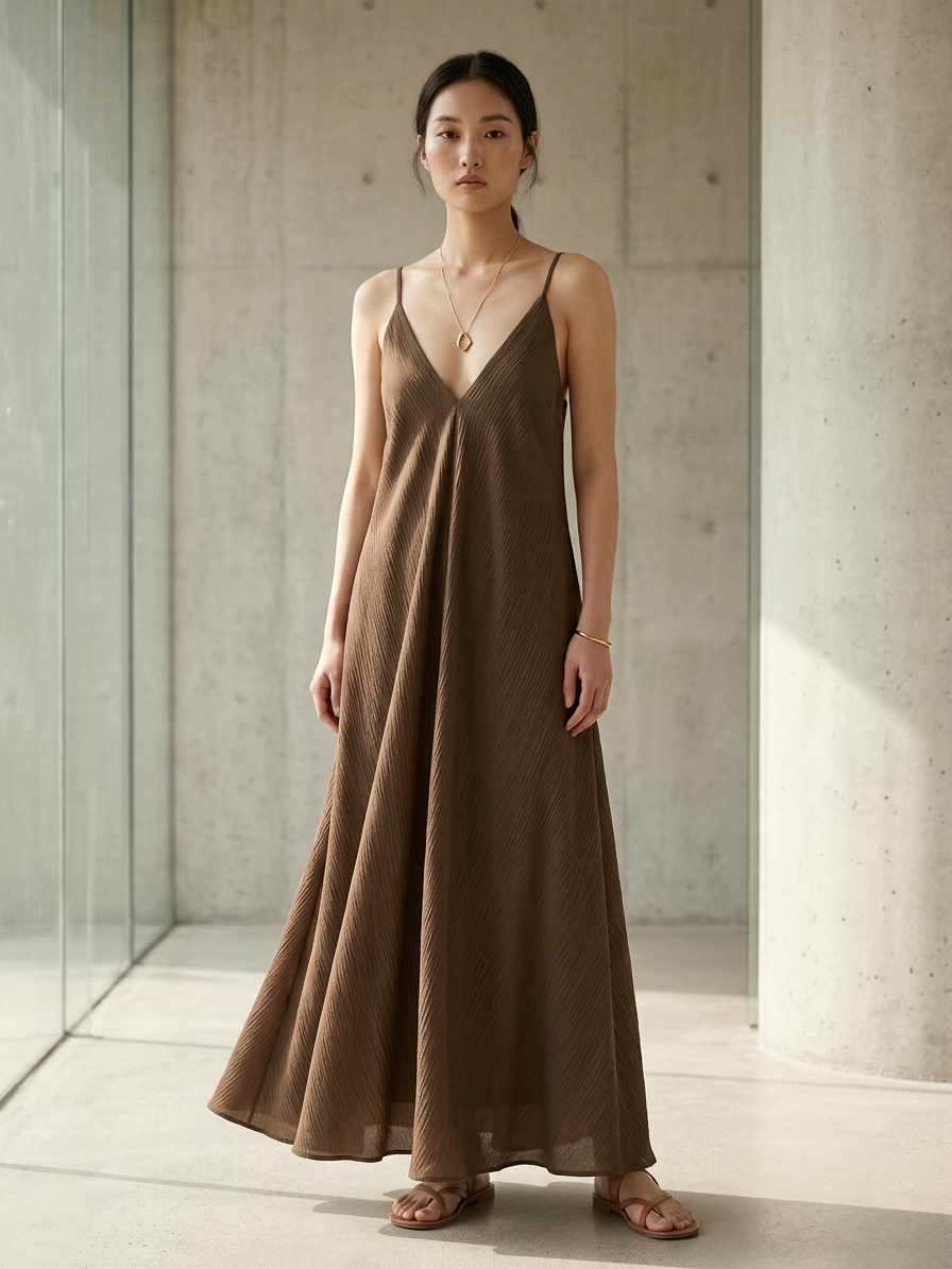 Applications – Spring Summer Crinkle Woven Fabric, Elegant Drape for Ladies Garment